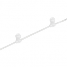 Шнур Belt-Light 2 жилы шаг 40 см патроны e27 влагостойкая IP65 белый шнур | 331-252 | NEON-NIGHT