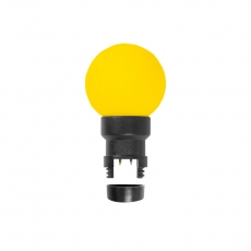 Лампа шар 6 LED для белт-лайта, цвет: Жёлтый, ?45мм, жёлтая колба | 405-141 | NEON-NIGHT