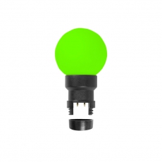 Лампа шар 6 LED для белт-лайта, цвет: Зелёный, ?45мм, зелёная колба | 405-144 | NEON-NIGHT