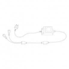 Трансформатор 230В - 24В, 80 Вт, 2 подключения по 50 м |531-200 | NEON-NIGHT