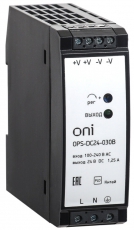 Блок питания OPS 220В AC/24В DC 30Вт ONI | OPS-DC24-030B | ONI