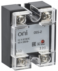 Реле твердотельное OSS-2 25А 380В AC 3-32В DC ONI | OSS-2-3-25-B | ONI