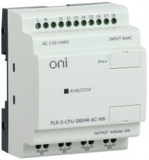 Логическое реле PLR-S. CPU0804(R) 220В AC без экрана ONI | PLR-S-CPU-0804R-AC-NN | ONI
