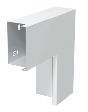 Плоский угол с крышкой кабельного канала LKM 60x100 мм (сталь,белый) (LKM F60100RW) | 6249507 | OBO Bettermann