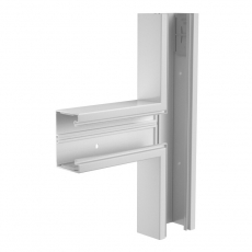 T-образная секция кабельного канала Rapid 80 70x110 мм (ПВХ,светло-серый) (GK-T70110LGR) | 6274362 | OBO Bettermann