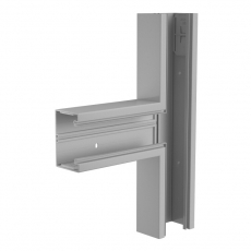 T-образная секция кабельного канала Rapid 80 70x110 мм (ПВХ,серый) (GK-T70110GR) | 6274366 | OBO Bettermann