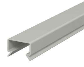 Крышка кабельного канала LK4 15 мм (ПВХ,серый) (LK4 D 15) | 6178480 | OBO Bettermann