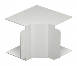 Крышка внутреннего угла кабельного канала WDK 100x130 мм (ПВХ,светло-серый) (WDK HI100130LGR) | 6182348 | OBO Bettermann