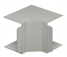 Крышка внутреннего угла кабельного канала WDK 100x130 мм (ПВХ,серый) (WDK HI100130GR) | 6024483 | OBO Bettermann
