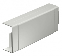 Крышка Т-образной секции кабельного канала WDK 40x90 мм (ПВХ,светло-серый) (WDK HK40090LGR) | 6182933 | OBO Bettermann