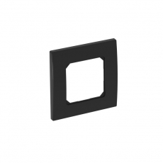 Рамка одинарная для устройств 50 мм 84x84 мм (черный) (AR50-F1 SWGR) | 6119394 | OBO Bettermann