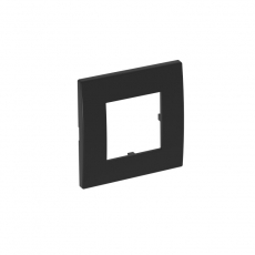 Рамка одинарная Modul45 (универс.,84x84 мм,черный) (AR45-F1 SWGR) | 6119324 | OBO Bettermann