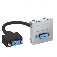 Мультимедийная рамка VGA Modul45 (серебристый) (MTG-VGA F AL1) | 6104664 | OBO Bettermann