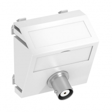 Мультимедийная рамка Video-BNC Modul45 (белый) (MTS-BC F RW1) | 6105030 | OBO Bettermann