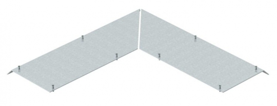 Крышка внешнего угла 90° кабельного канала AIK (сталь) (AIKF AEA 25040) | 7404898 | OBO Bettermann