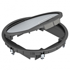 Лючок GESR9 SRU (универсальный) 12xModul45 (полиамид,черный) (GESR9 SR U 9011) | 7405516 | OBO Bettermann