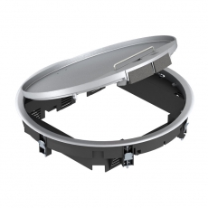 Лючок GESRA9U (универсальный) 12xModul45 (серебристый) (GESRA9 10U) | 7405580 | OBO Bettermann