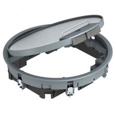 Лючок GESR7U (универсальный) 10xModul45 (полиамид,серый) (GESR7 10U 7011) | 7405452 | OBO Bettermann