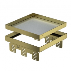 Кассетная рамка RKN2 UZD3 ном.размер 9 243x243 мм (латунь) (RKN2 UZD3 9MS20) | 7409062 | OBO Bettermann