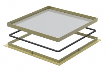 Кассетная рамка RK 383x383x15 мм (латунь) (RK M3 15) | 7405872 | OBO Bettermann