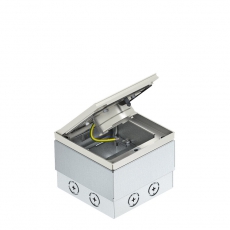 Лючок UDHome2 (с тубусом, пустой) 140x140x110 мм (нерж.сталь) (UDHOME2 VF) | 7427095 | OBO Bettermann