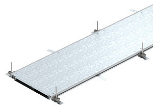 Секция кабельного канала OKA-W глухая 2400x200x40 мм (сталь) (OKA-W2004030) | 7424400 | OBO Bettermann