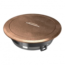 Лючок GES R2T 40х140 мм (для монтажных оснований, состаренная медь) с тубусом (GES R2T Cu) | 7408864 | OBO Bettermann