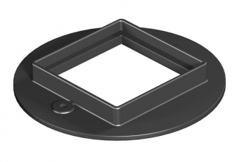 Суппорт для монтажа розеток Modul45 в выходное отверстие US80 (полиамид) (US80 B) | 7408594 | OBO Bettermann