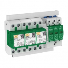 Комплект УЗИП 3 полюсной (Класс I+II), 255 В (PS3-VA TNC+FS) | 5089775 | OBO Bettermann