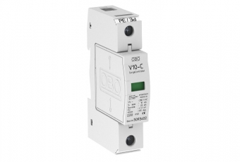 Устройства защиты от импульсных перенапряжений УЗИП для силовых сетей 1 пол. (Класс II+III), 280 В (V10-C 1-280) | 5093415 | OBO Bettermann
