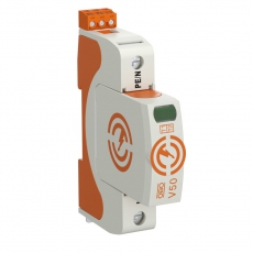 Устройства защиты от импульсных перенапряжений УЗИП для силовых сетей 1 пол. (Класс I+II), 150В (V50-1+FS-150) | 5093446 | OBO Bettermann