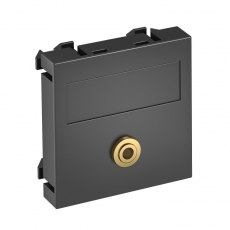 Мультимедийная рамка Audio-Klinke Modul45 (черный) (MTG-MK L SWGR1) | 6104949 | OBO Bettermann