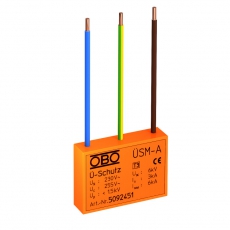 Устройства защиты от импульсных перенапряжений УЗИП для силовых сетей 1+NPE (Класс III), 255 В (USM-A) | 5092451 | OBO Bettermann