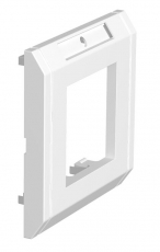 Рамка одинарная с полем д/маркировки 86x86 мм (белый) (ADR-45 1 RW) | 6258034 | OBO Bettermann