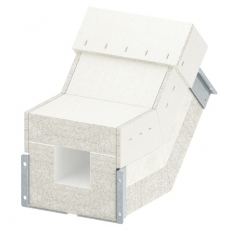 Вертикальная угловая секция 45° восходящая (BSKHF-ES0808) | 7214856 | OBO Bettermann