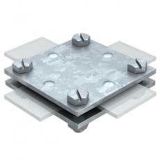 Соединитель полосы крестовой (256 A-DIN 40 FT) | 5314666 | OBO Bettermann