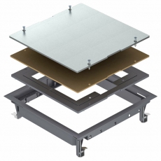 Ревизионный лючок ZES9-2 U (полиамид,серый) (ZES9-2 U10T 7011) | 7406672 | OBO Bettermann