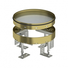 Кассетная рамка RKR2 ном.размер 4 D 215 мм (латунь) (RKR2 4M 20) | 7409082 | OBO Bettermann