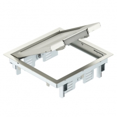 Лючок GES4M-2 (универсальный) 6xModul45 (сталь) (GES4M-2 10U) | 7405191 | OBO Bettermann