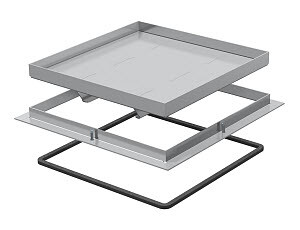 Усиленная кассетная рамка RK SL2 383x383x20 мм (сталь) (RK SL2 V3 20) | 7405952 | OBO Bettermann