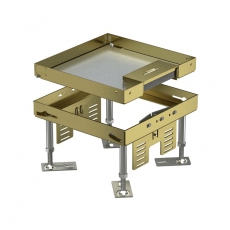 Кассетная рамка RKSN2 ном.размер 4 200x200 мм (латунь) (RKSN2 4 MS 20) | 7409202 | OBO Bettermann