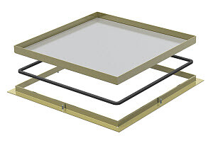 Кассетная рамка RK 282x282x15 мм (латунь) (RK M2 15) | 7405848 | OBO Bettermann