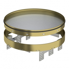 Кассетная рамка RKRN2UZD3 ном.размер R9 D 305 мм (латунь) (RKRN2UZD3R9MS25) | 7409154 | OBO Bettermann