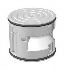 Тубус для лючка GRAF9 (полиамид,серый) (TU GRAF9 7011) | 7408502 | OBO Bettermann