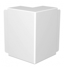 Крышка внешнего угла кабельного канала WDK 80x210 мм (ПВХ,белый) (WDK HA80210RW) | 6192420 | OBO Bettermann