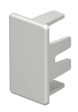 Торцевая заглушка кабельного канала WDK 20x35 мм (ПВХ,светло-серый) (WDK HE20035LGR) | 6183654 | OBO Bettermann