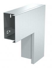 Плоский угол с крышкой кабельного канала LKM 60x100 мм (сталь) (LKM F60100FS) | 6248004 | OBO Bettermann