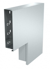 Плоский угол с крышкой кабельного канала LKM 60x200 мм (сталь) (LKM F60200FS) | 6248020 | OBO Bettermann