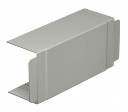 Крышка T-образной секции кабельного канала WDK 100x130 мм (ПВХ,серый) (WDK HK100130GR) | 6024815 | OBO Bettermann