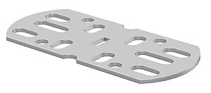 Продольный и угловой соединитель 45x100 (VF AZK A4) | 6066571 | OBO Bettermann